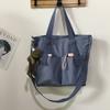 Vanntette nylonhåndvesker skuldervesker høy kapasitet dame crossbody-vesker avslappet dame messenger tote shoppingveske skolesekk
