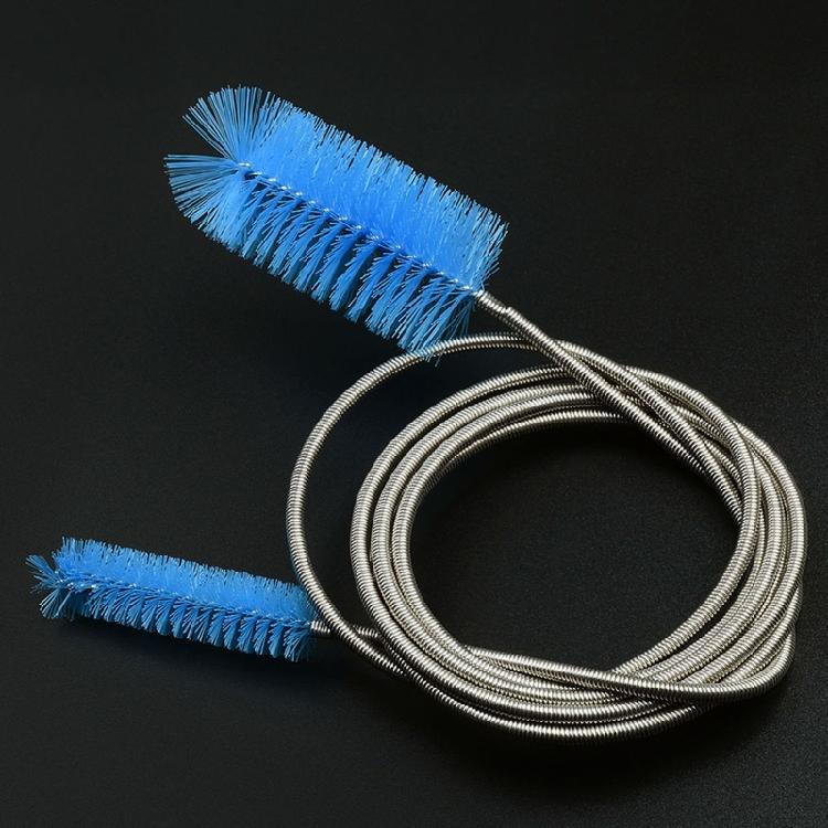 Aquarium Filter Brush Hose Clean Brushes Stainless Steel Flexible Cleaner Brush
