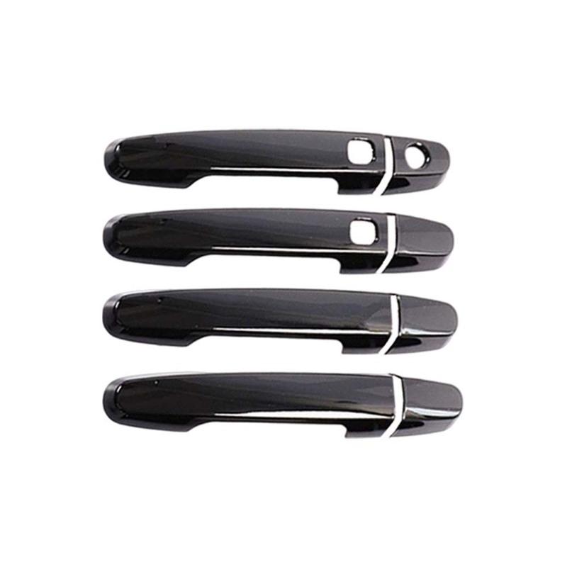 Cars Accessories Door Handle Cover For Toyota Aygo MK2 2015-2018 Silver Black Car Decoration Styling Upgrade Modify A Car