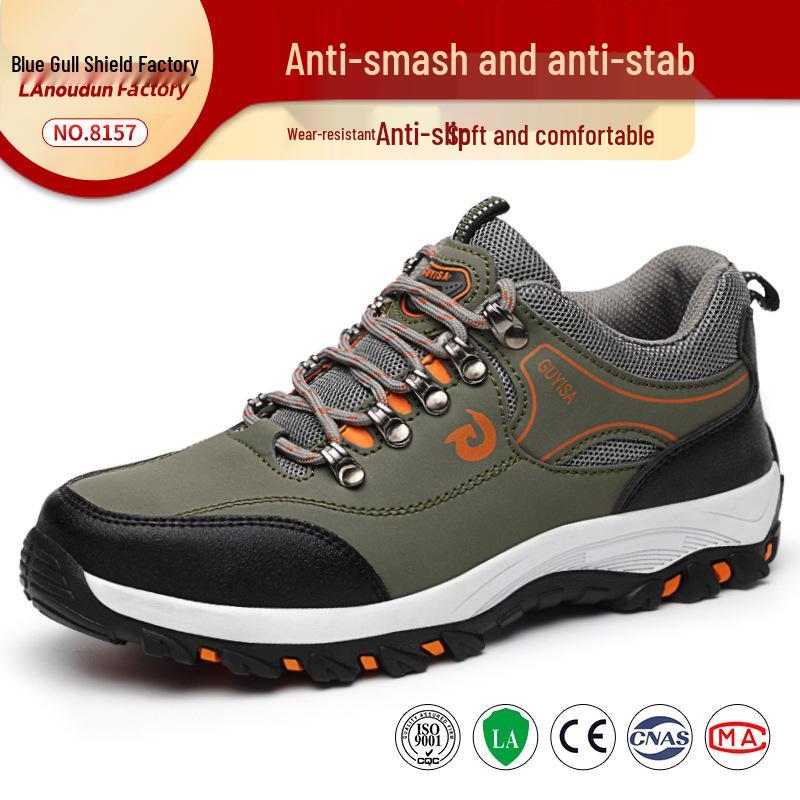 Men's Winter Safety Work Shoes: Waterproof, Anti-Smash, Anti-Puncture, Wear-Resistant, Anti-Slip, Lightweight Protective Footwear