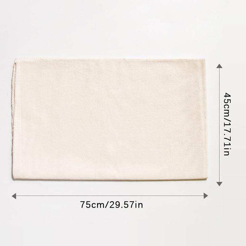Fermented Cloth Dough Bakers Pans Bakers Dough Couche 100% Pure Cotton Pastry Proofing Cloth Baking French Bread Baguettes Loafs