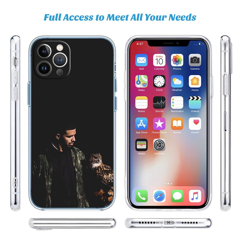 Drake Transparent Phone Case for Samsung Galaxy A04 A04S A14 A23 A34 A54 M23 M33 M52 M53
