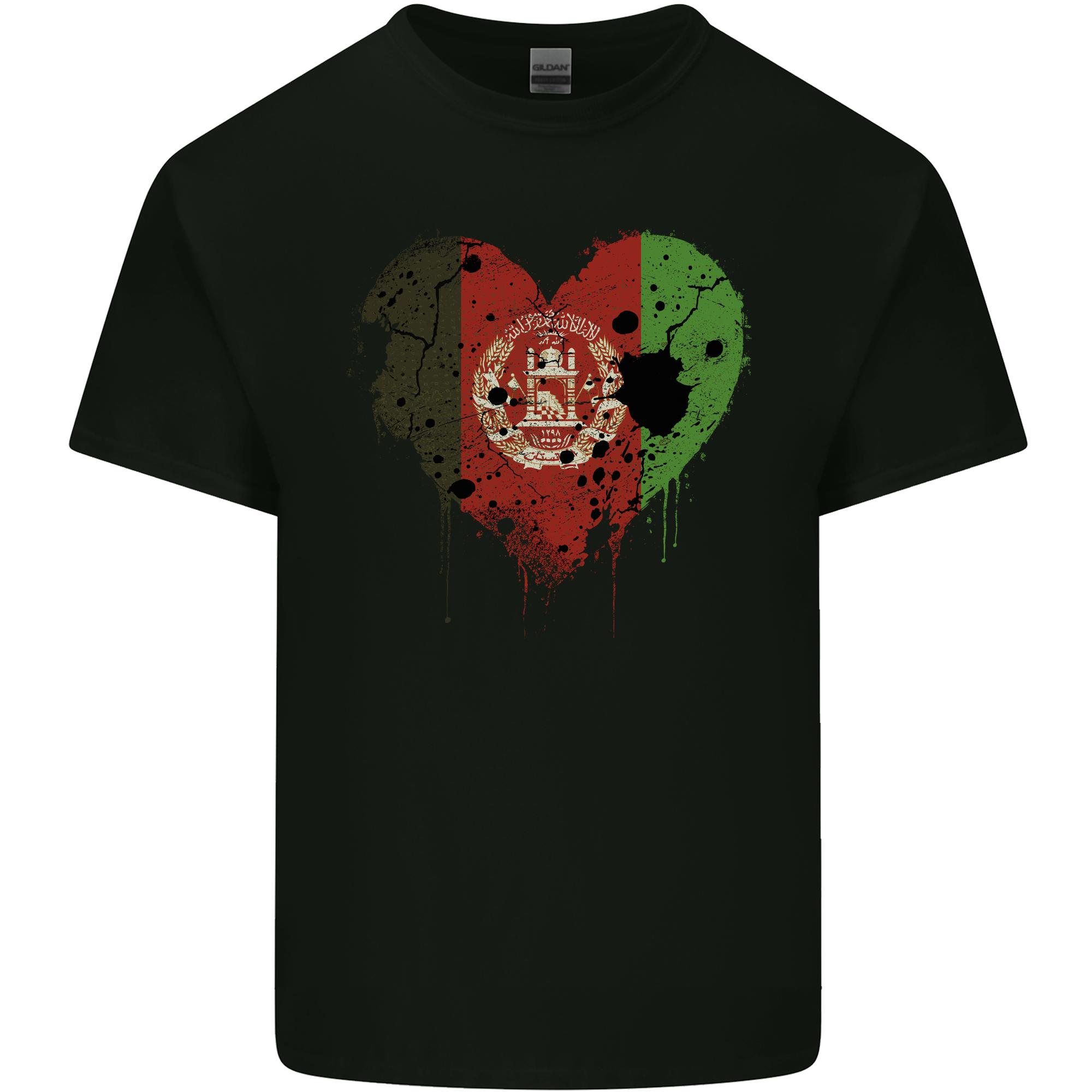 Love Afghanistan Flag Afghan Day Football Unisexs Light Cotton TShirt S