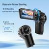 8K HD Camcorder with 270° Flip Screen & Picture-in-Picture Feature