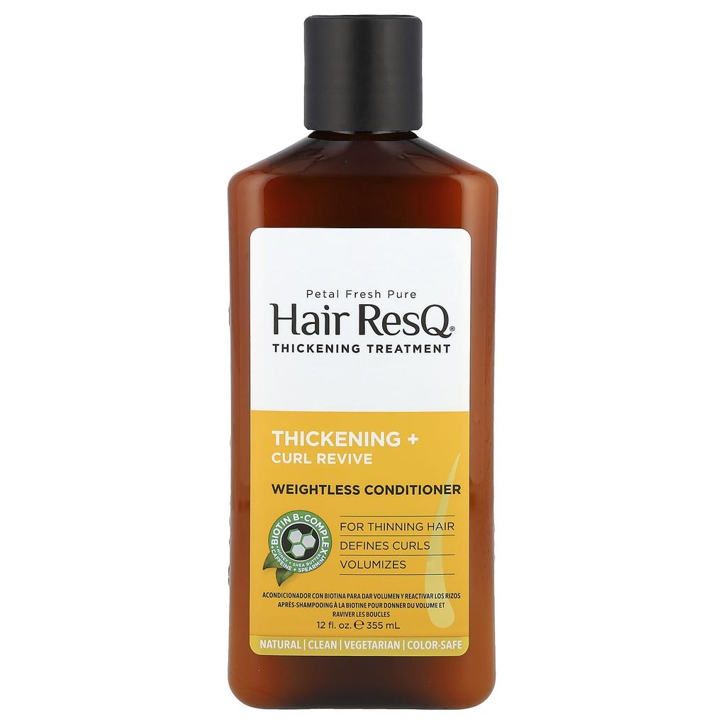Petal Fresh, Hair ResQ® Weightless Conditioner, Thickening + Curl Revive, 12 fl oz (355 ml)
