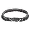 Mens Titanium Steel Cuban Link Bracelet Retro Bold Style Accessory