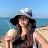 Sunscreen hat women's summer double-sided bucket hat UV protection new big brim sun hat versatile basin hat sun hat