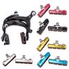 1Pair Road Bike Brake Pad Professional Caliper Brake Pad Replacement Road Bike C Caliper Brake Pad Easy To Install