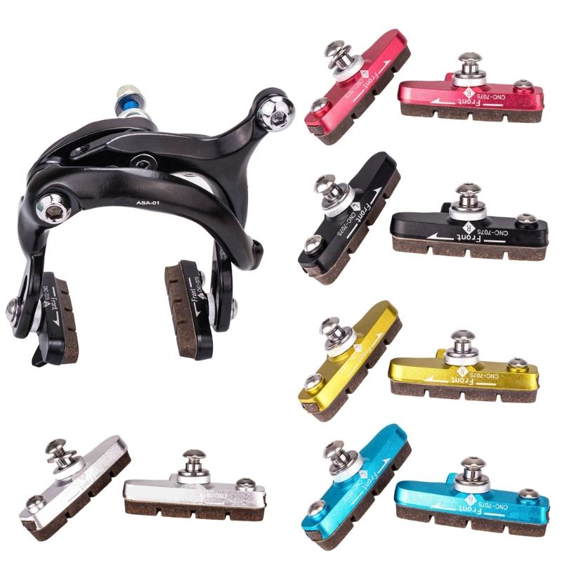 1Pair Road Bike Brake Pad Professional Caliper Brake Pad Replacement Road Bike C Caliper Brake Pad Easy To Install