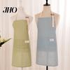 Waterproof Kitchen Apron Cotton Linen Striped with Pocket Breathable Oil-proof Pockets Adjustable Men Women Chef Cooking Baking Sleeveless Bib