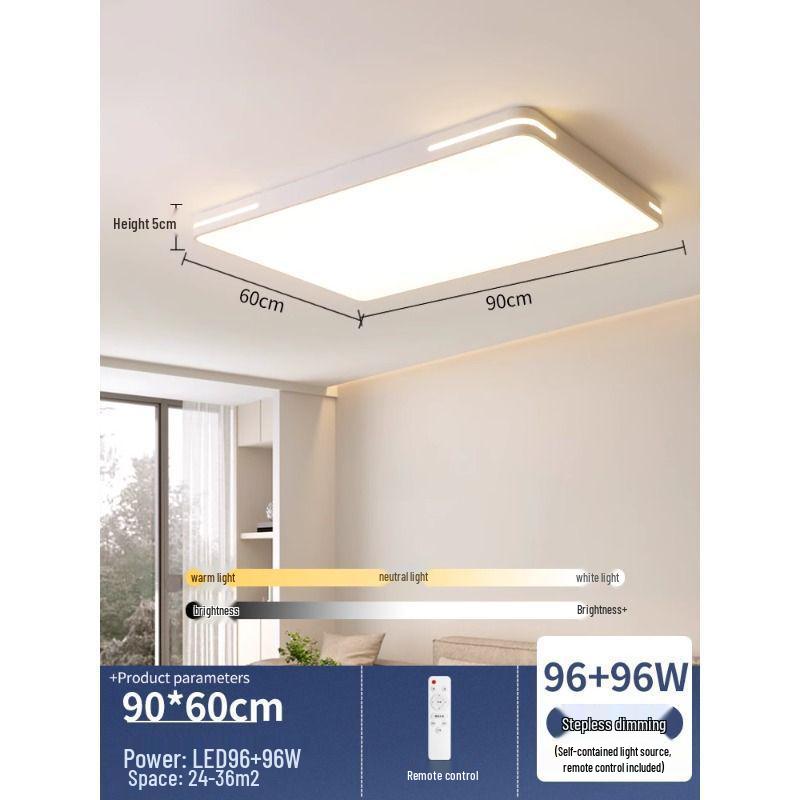 2025 Modern LED Ceiling Light for Bedroom, Study, or Living Room - Round and Simple Design