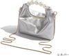 Lapimou Pearl Bag, Shoulder Bag, Handbag, Party Bag, 2-Way, Large Capacity, Shoulder Bag, Pearl, Women's, Mini, Small, Stylish, Cute, Pearl, Perfect