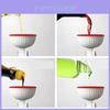 Silicone Mushroom Oil Funnel With Leakproof Design For Kitchen Use