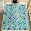 1Pc Simple Geometry Print Flannel Blanket, High Quality Comfortable for All Seasons, Home Decor, Warmth and Comfort, Perfect for Christmas Gifts W22