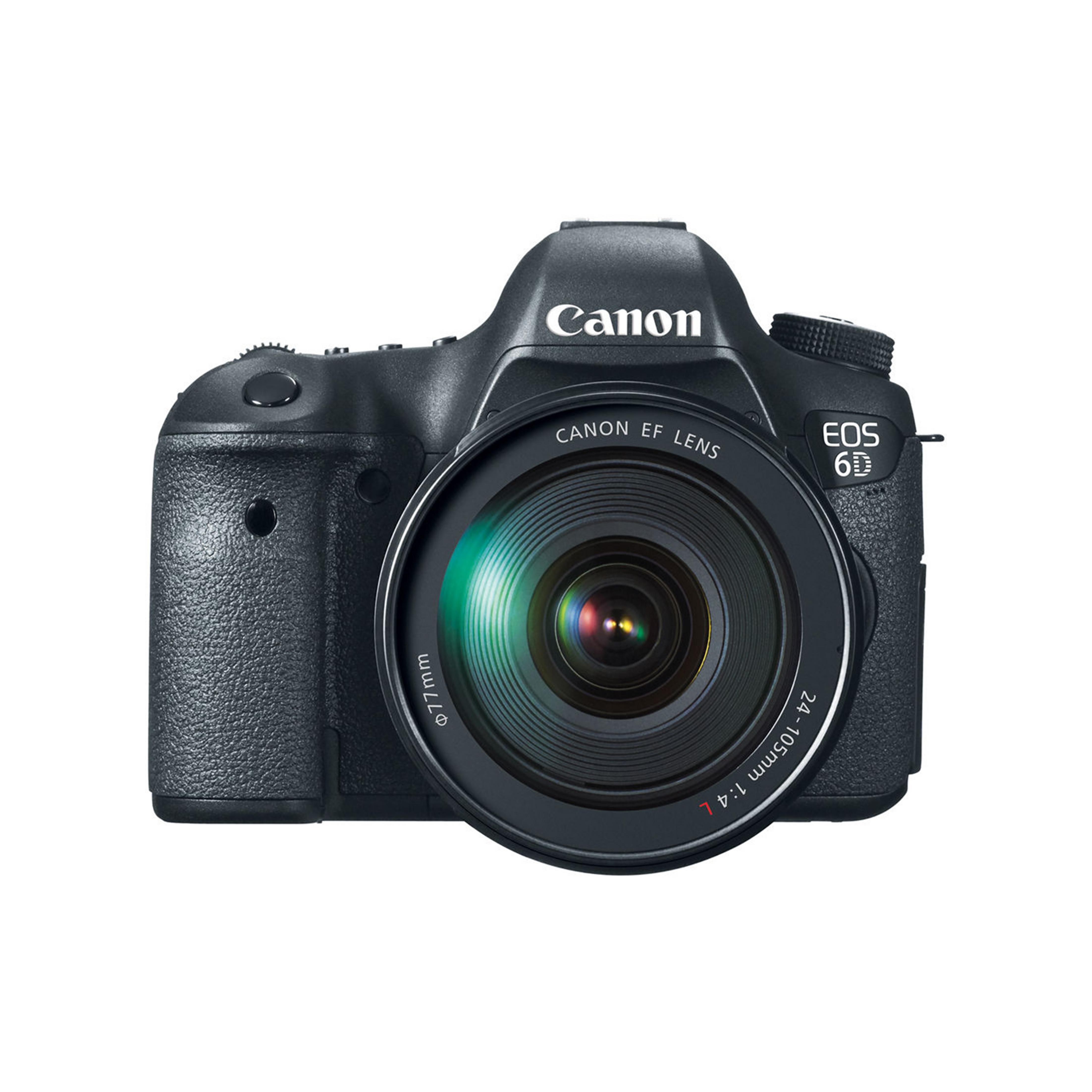 Canon EOS 6D Full Frame DSLR Camera + EF 24-105mm f/4L IS USM Zoomlens zwart