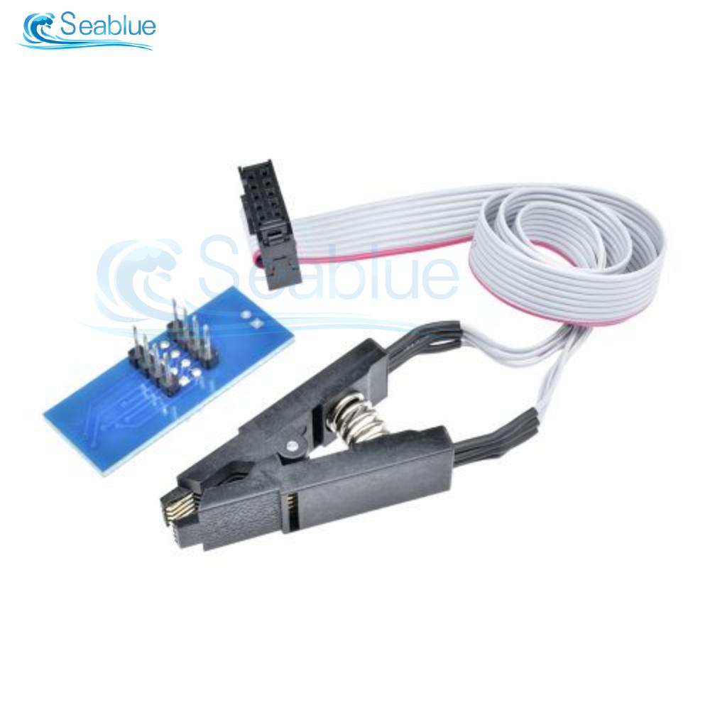 

3.3V/5V WCH341A 24 25 Серія EEPROM Flash BIOS USB Програматор Модуль + SOIC8 SOP8 Тестовий Затискач Для EEPROM 93CXX / 25CXX / 24CXX