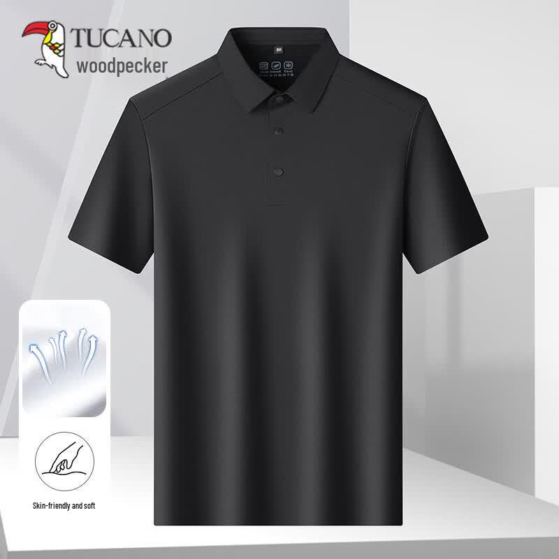 Tucano Men's Ice Silk Short Sleeve Polo Shirt