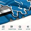 Detroit Lions Print Flannel Blanket, High quality Comfortable for All Seasons, Home Decor, Warmth and Comfort, Perfect for Christmas Gifts