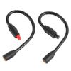 2PCS Gold Plated Interface Oxygen Free Copper Cable for ATH IM04 IM03 IM02 IM01 IM50 IM70