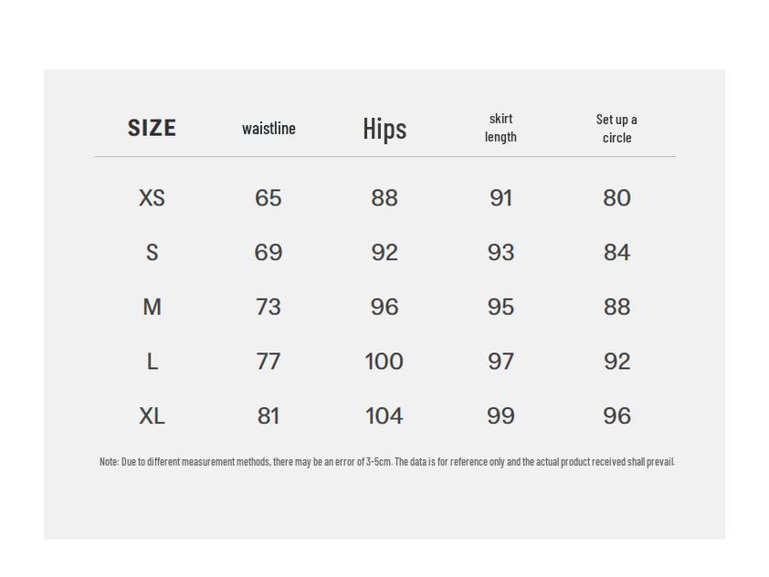 Less 2024 Spring Casual Mid-length Skirt