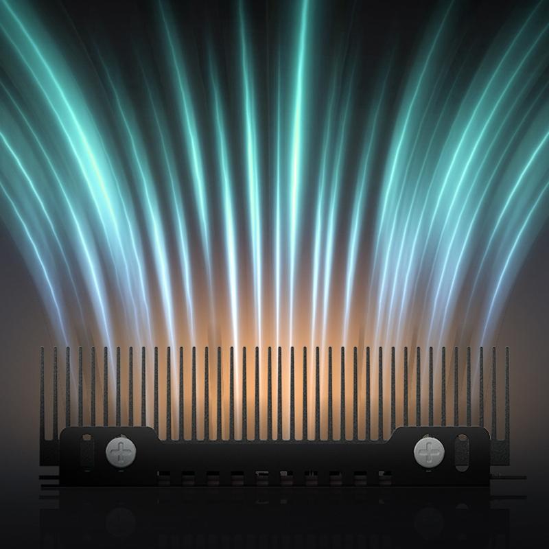 For M.2 SSD NVMe Heat Sink  2280 Solid Hard Disk Aluminum Heatsink with Thermal Silicone adscomputerCooler Radiator