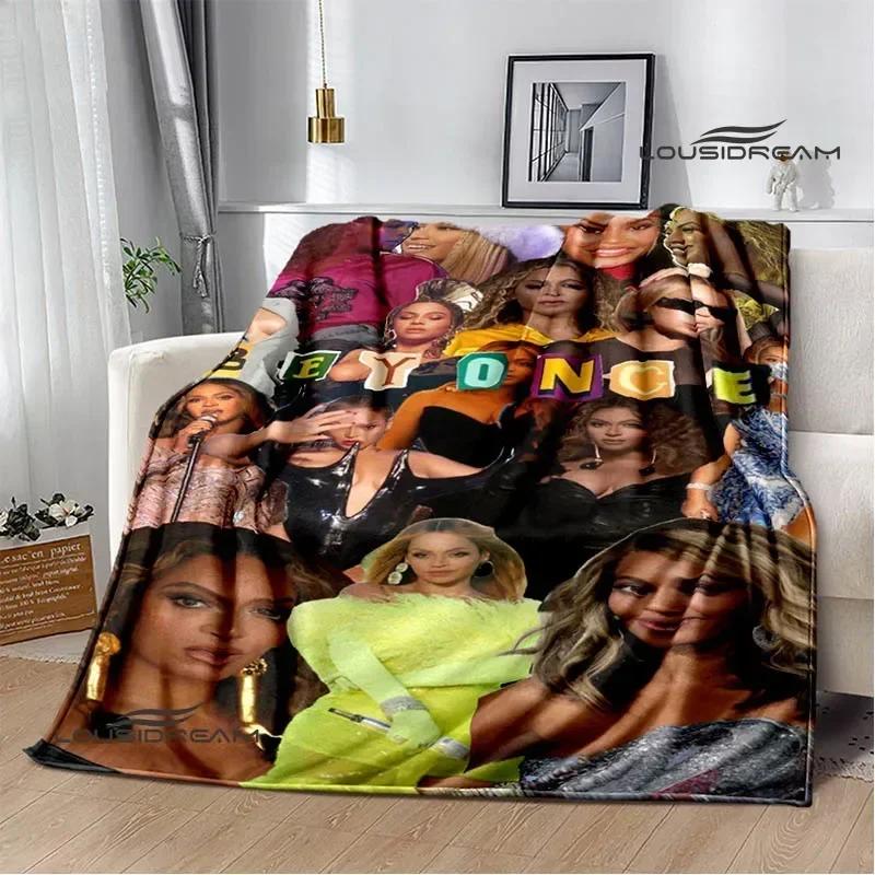 Beyonce Giselle Knowles Bedruckte Decken Flanell Warme Decke Weiche Gemütliche Decke Sofa Bettdecke Reisedecken Geburtstagsgeschenk