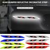 Car Styling Trunk Bumper Warning Safety Sticker Reflective Strip For Yaris Corolla Rav4 CHR Auris Cruiser Prius Voxy