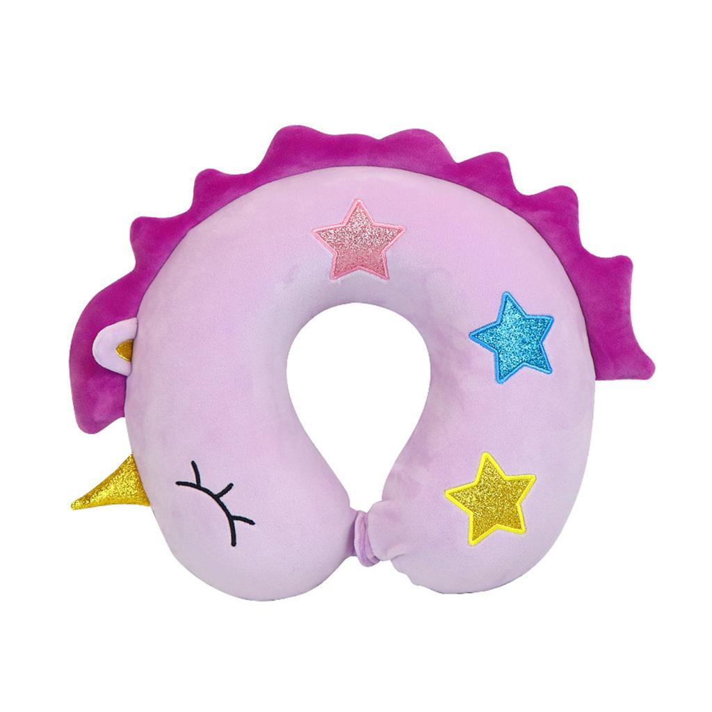 Travel Pillow for Kids Memory Foam Neck Support Pillow Washable Portable Travel Pillow for Plane Car Train Bus