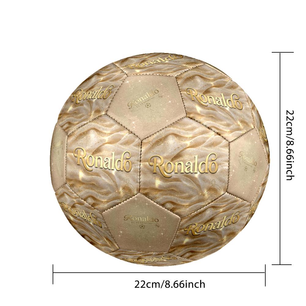 Eredità Calcistica di Ronaldo Pallone da Calcio Taglia 5 Cucito a Macchina Universale per Interni/Esterni Accessorio Calcio