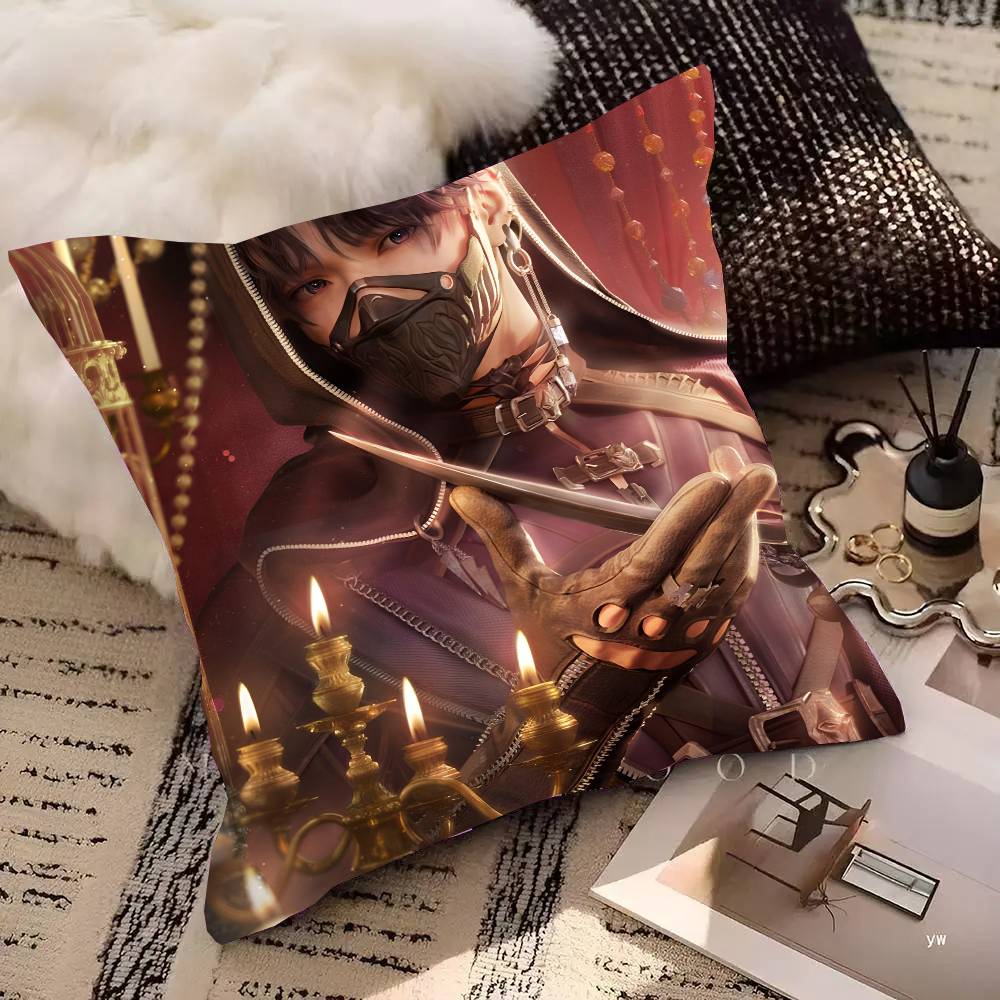 Game Love And Deepspace Rafayel Pillow Case Square Pillow Bedroom Sofa Leisure Comfort Cushion Car Living Room Home Decoration