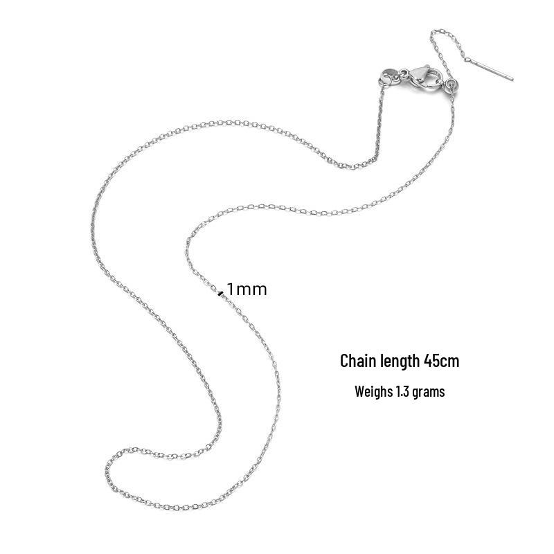 Trendy European-American Cool Design DIY Pendant Necklace with Clavicle Chain