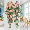 Artificial Flowers 90cm Silk Rose Fake Garland Vine Ivy Plant Leaves Decor Home