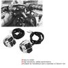 2pcs Motorcycle High Low Beam Handlebar Control   with Wiring Harness