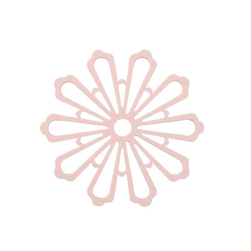 1pcs Flower Pattern Thickened Cup Silicone Coaster Creative Heat Insulation Placemat Kitchen Anti-scalding Pad Pan Household Mat