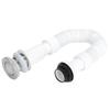 Stainless Steel Plastic Basin Drain Pipe OdorProof Drain Pipe Sink Drain Pipe  Water DownFlow