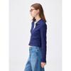 Gu By Uniqlo Rib Double Zip Cardigan