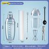 Set Shaker per Cocktail e Tè con Frusta e Bastoncino Tritaghiaccio