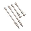 Stainless Steel Front Rear Drive Shaft Transmission Shaft Kit for Axial SCX24 1/24 RC Car
