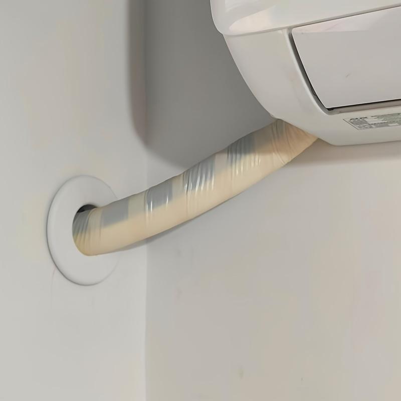 Multi-functional Air Conditioner Hole Cover - Decorative Plastic Plastic That Requires No Power Supply
