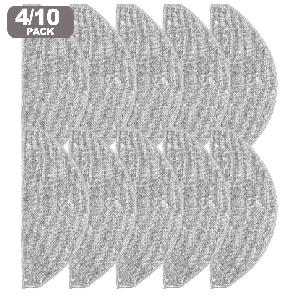 Washable And Reusable Replacement Mop Cloth Set Of 4/10 For The Narwals ForFreos S Robot Vacuum Cleaner.