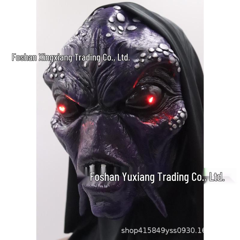 Faceless Alien Mask for Halloween Party Prank - Scary Masquerade Headgear