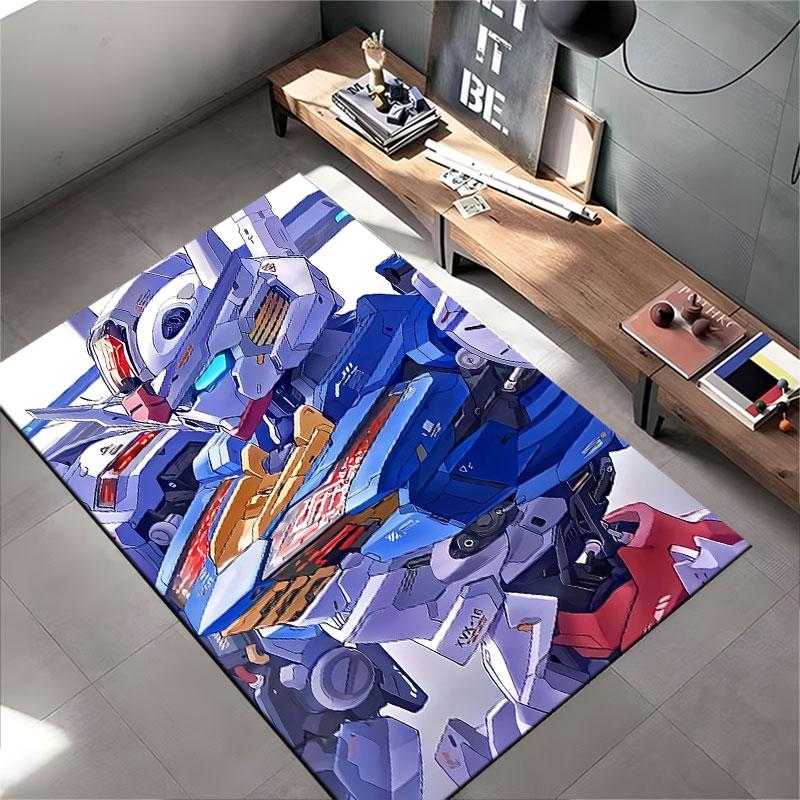 Robot Warrior Mecha Design Carpet Suitable As a Non-slip Mat for the Living Room or Bedroom Sofa
