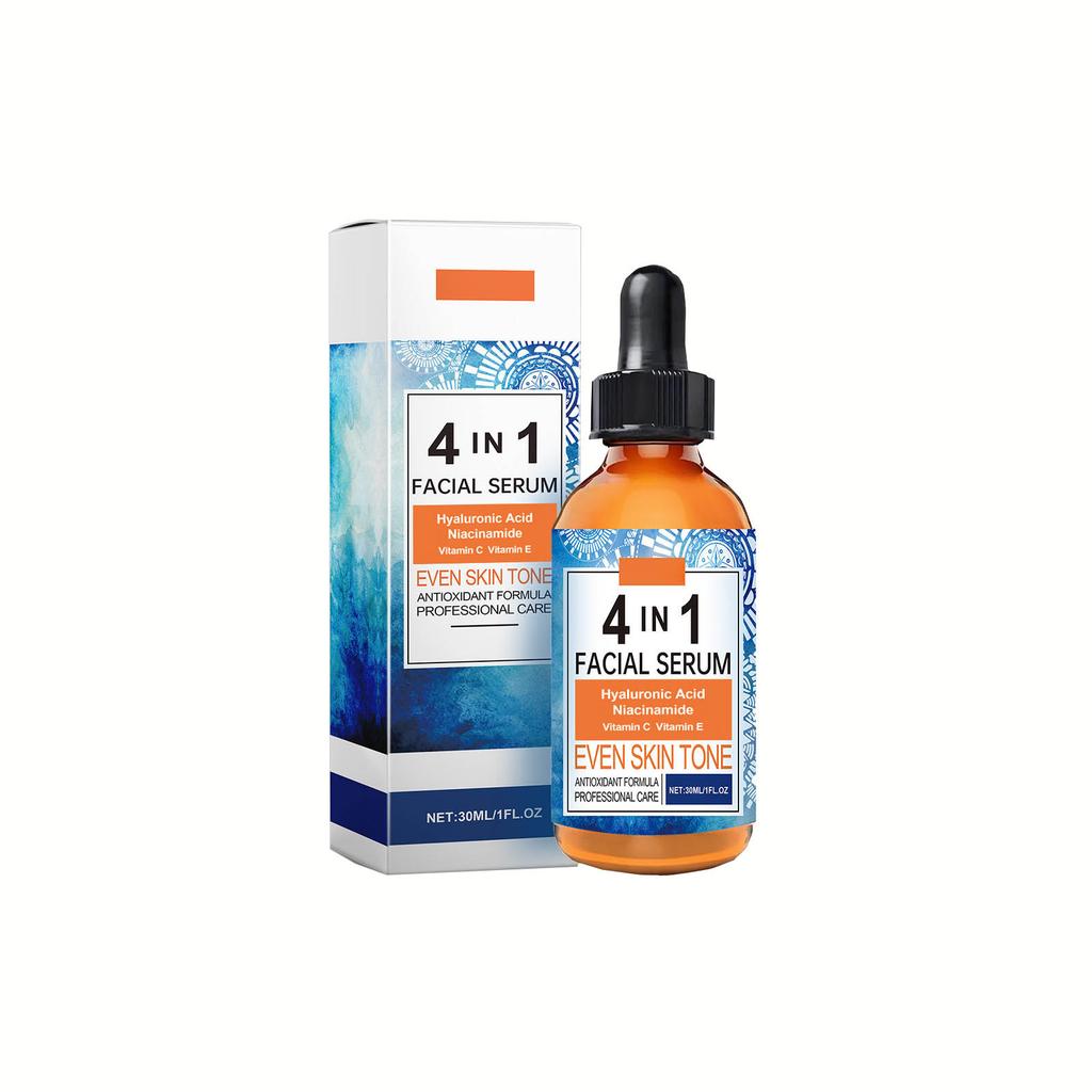 4 In 1 Face Serum Hyaluronic Acid Niacinamide Vitamin Anti-Aging Anti-wrinkle Deep Moisturizing Firming Skin Care