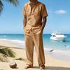 Men's Casual Hooded Short-Sleeve Two-Piece Set – Summer Loose, Breathable Outfit
