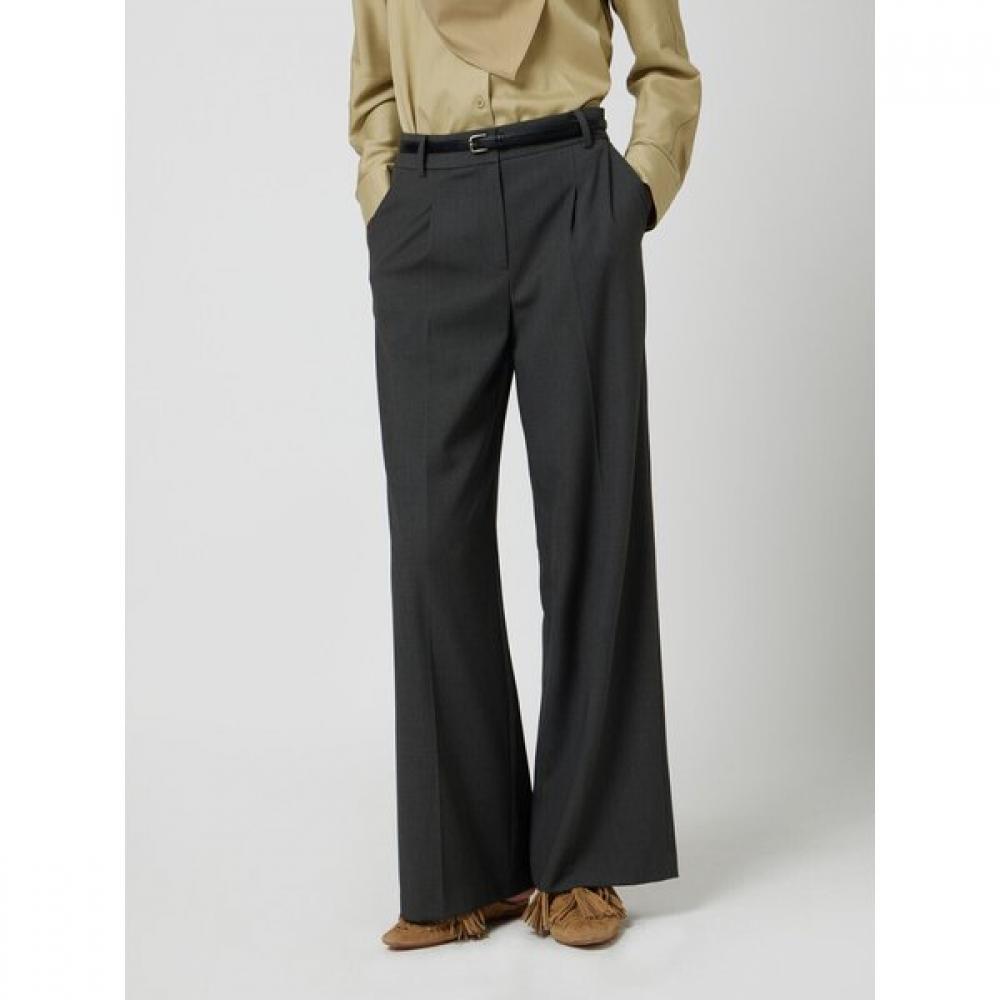 Cc Collect Wool Blend Wide Pants One Tuck  C253msa001c 