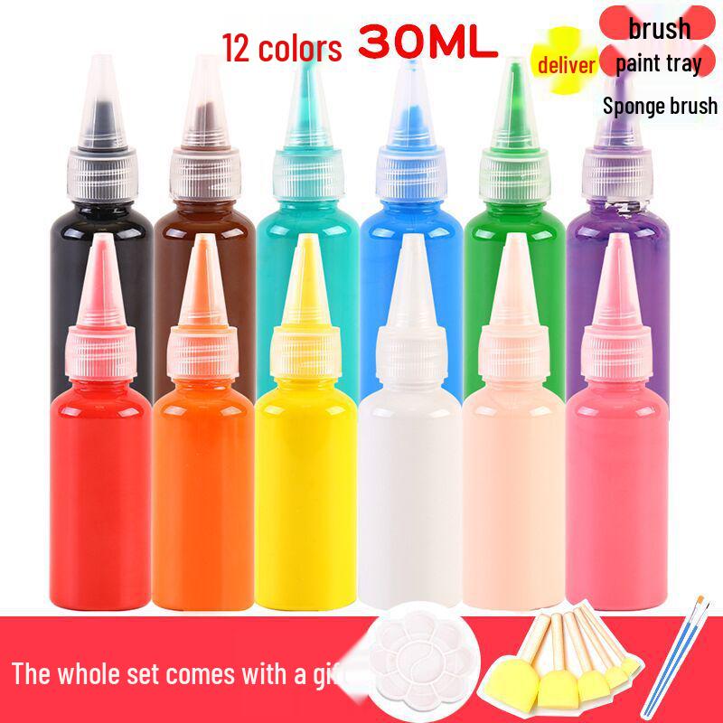 Children's Round Sponge Brushes for Art & Painting - Mushroom Head Tools for DIY Graffiti and Kindergarten Use