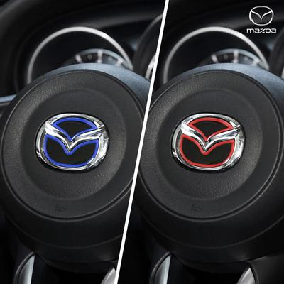 Autocolant Emblema Logo Volan Interior Mașină Styling Insignă Pentru Mazda Axela 2 3 5 6 8 CX-5 CX-4 CX3 CX5 Axela Accesorii Auto