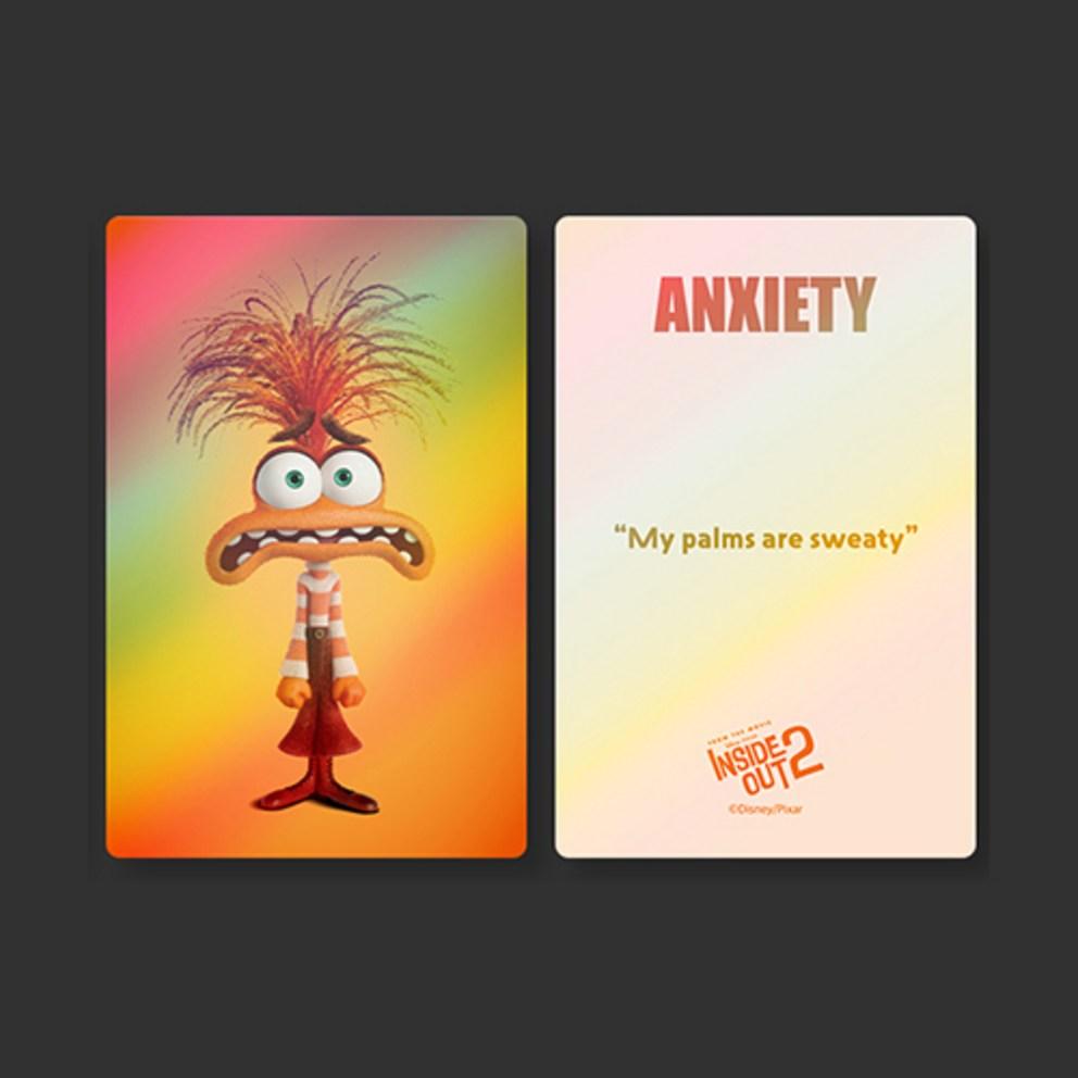 Disney Inside Out 2 Conjunto de Photocard Holográfico de 9
