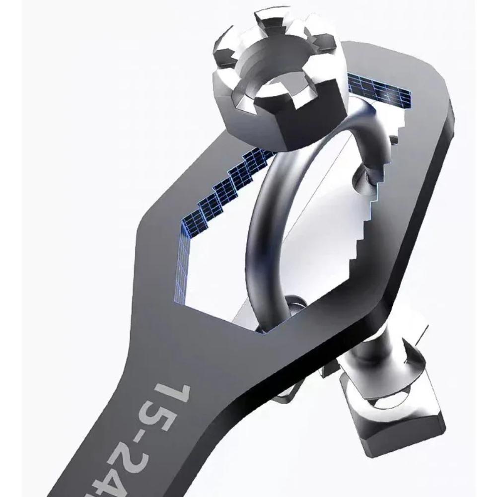 Self-tightening Adjustable Glasses Wrenches 8-24mm Universal Torx Wrench Board Double-head Torx Spanner Hand Tools for Factory