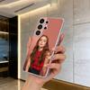 Actress-Sadie Sink Clear Soft Silicone Phone Case forSamsung S25, S24, S21, S22, S23, S30, Ultra, S20, Plus